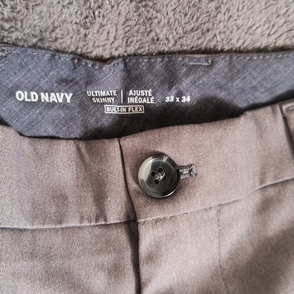 Greyish blue old navy men's pants - Picture 2 of 3